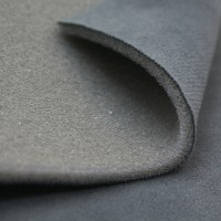 Потолочная ткань «Micro» на поролоне 3 мм (серый холодный темный, велюр, ширина 1,7 м.)