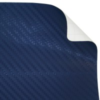Плёнка «3D CARBON» синяя (152 см)