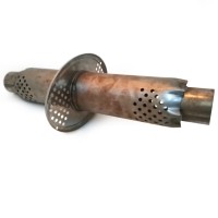Глушитель «belais» тихий, вход Ø51 мм - выход Ø51 мм, овал 160*240 мм, длина 500 мм (нержавеющая сталь)
