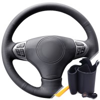 Оплетка на руль из «Premium» экокожи Suzuki Grand Vitara 2006-2014 г.в. (для руля без штатной кожи, черная)